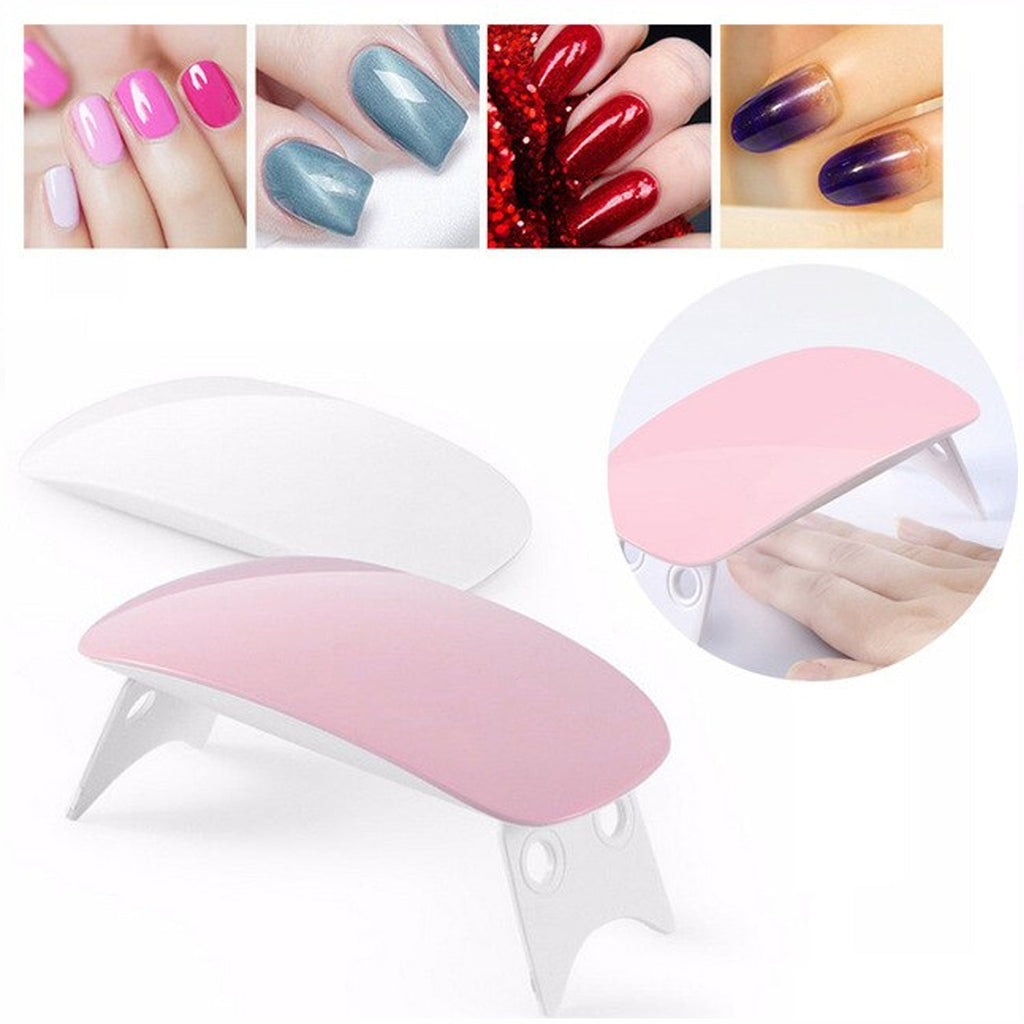 Buy Mini Nail Dryer Lamp 6W Portable USB Charge Nail Gel Polish Manicure  Lacquer Tool 45s 60s Timer LED Light Dry Nail Gel | Multi Colour Online at  Low Prices in India -